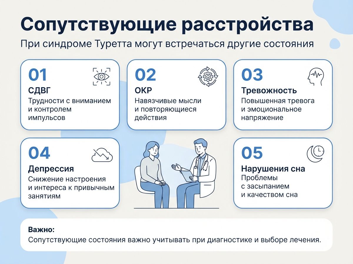 Лечение синдрома Туретта в Киренске инфографика